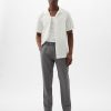 Linne-bomullsbyxor i Slim Fit