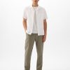 Linne-bomullsbyxor i Slim Fit