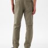 Linne-bomullsbyxor i Slim Fit