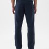 Linne-bomullsbyxor i Slim Fit