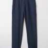 Linne-bomullsbyxor i Slim Fit
