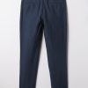 Linne-bomullsbyxor i Slim Fit