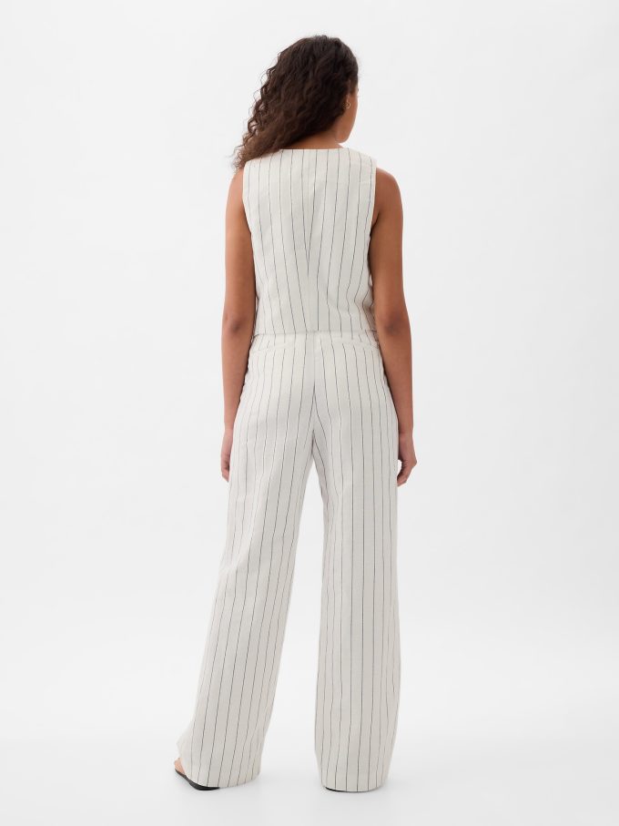 Linne-bomullsväst