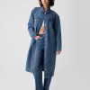 Longline Icon jeansjacka