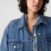 Longline Icon jeansjacka