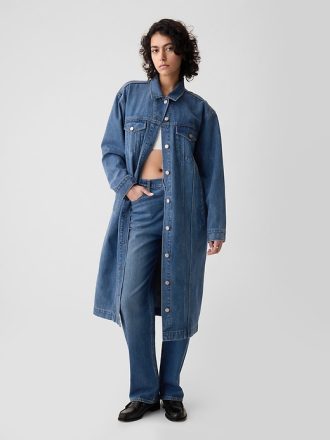 Longline Icon jeansjacka