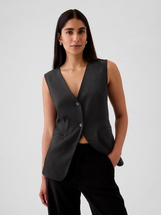 Longline Twill väst