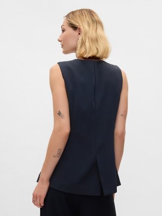Longline Twill väst