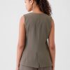 Longline Twill väst