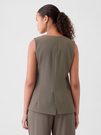 Longline Twill väst