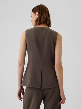 Longline Twill väst