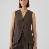 Longline Twill väst