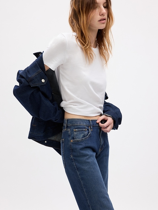 Lösa jeans i medelhög 90-tal Lösa jeans i medelhög 90-tal