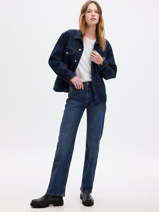 Lösa jeans i medelhög 90-tal Lösa jeans i medelhög 90-tal
