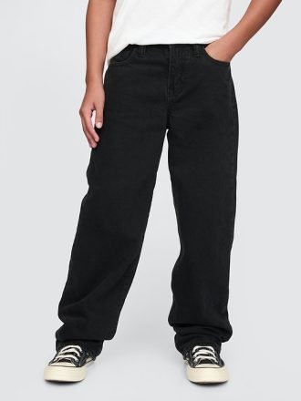 Lösa mysfodrade jeans för barn från 90-talet