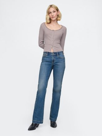Low Rise Long & Lean återutgivning jeans
