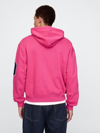 Luvtröja med tung logotyp