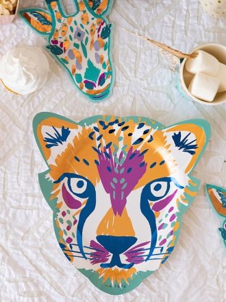 Ma Fete Safari Cheetah Bord Mini Party Kit