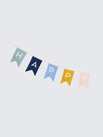 Ma Fete Signatur Grattis på födelsedagen Garland