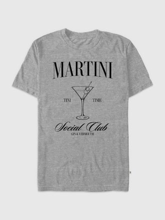 Martini Club grafisk T-shirt