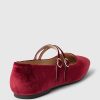 Mary Jane Flats med dubbla band i sammet