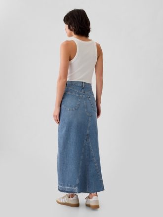 Maxikjol i jeans