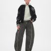 Medelhöga hästskojeans för barn
