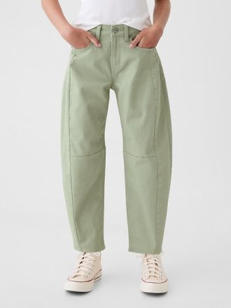 Medelhöga hästskojeans för barn