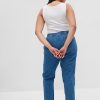 Medelhöga lätta Pull-On jeans Medelhöga lätta Pull-On jeans