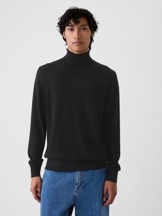 Merino tröja med turtleneck