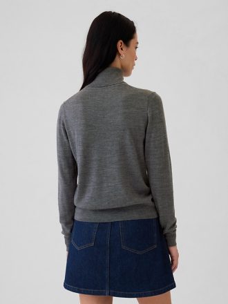 Merino tröja med turtleneck