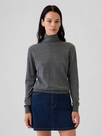 Merino tröja med turtleneck