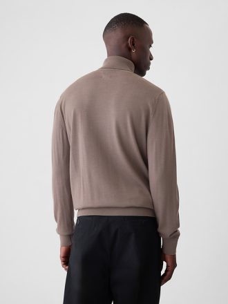 Merino tröja med turtleneck