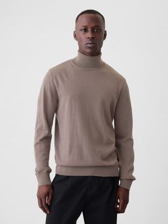 Merino tröja med turtleneck