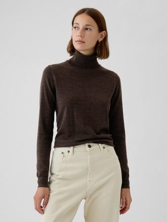 Merino tröja med turtleneck