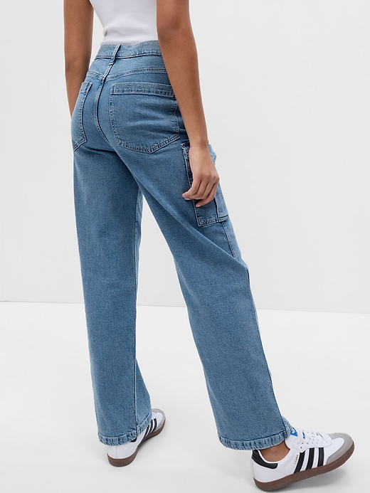 Mid Rise 90-tal Loose Cargo Jeans Mid Rise 90-tal Loose Cargo Jeans