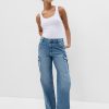 Mid Rise 90-tal Loose Cargo Jeans Mid Rise 90-tal Loose Cargo Jeans