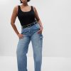 Mid Rise 90-tal Loose Cargo Jeans Mid Rise 90-tal Loose Cargo Jeans