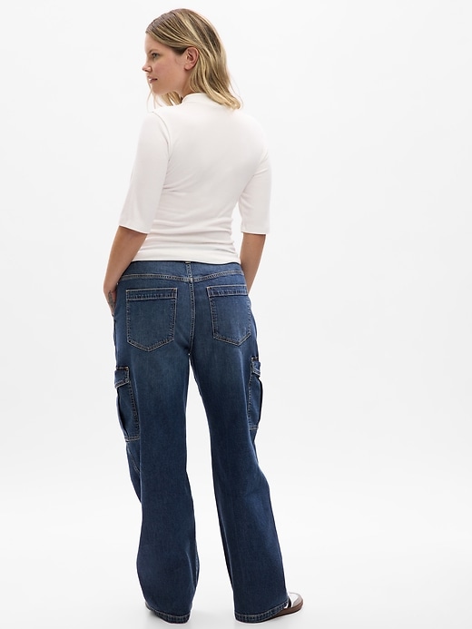 Mid Rise 90-tal Loose Cargo Jeans Mid Rise 90-tal Loose Cargo Jeans
