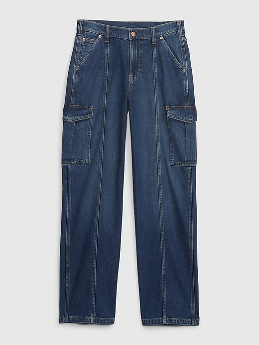 Mid Rise 90-tal Loose Cargo Jeans Mid Rise 90-tal Loose Cargo Jeans