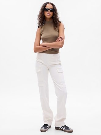 Mid Rise 90-tal Loose Cargo Jeans