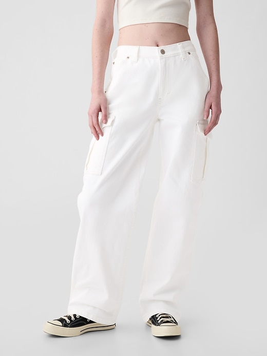 Mid Rise 90-tal Loose Cargo Jeans Mid Rise 90-tal Loose Cargo Jeans