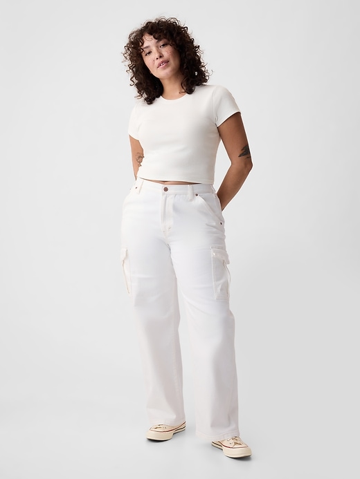 Mid Rise 90-tal Loose Cargo Jeans Mid Rise 90-tal Loose Cargo Jeans
