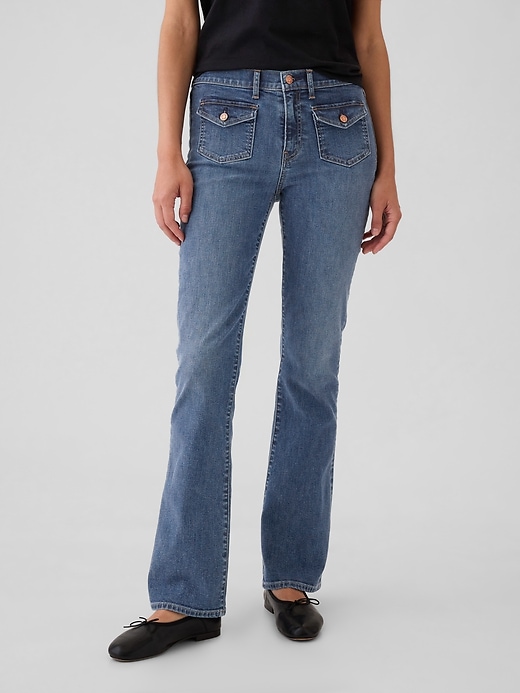 Mid Rise Baby Boot Jeans Mid Rise Baby Boot Jeans