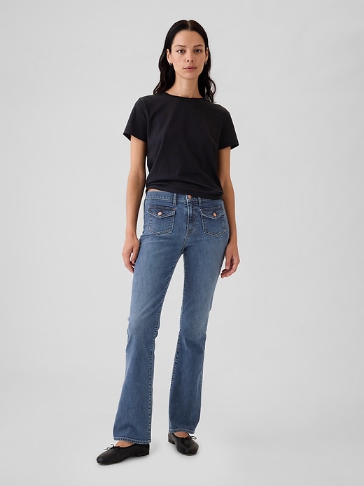 Mid Rise Baby Boot Jeans Mid Rise Baby Boot Jeans