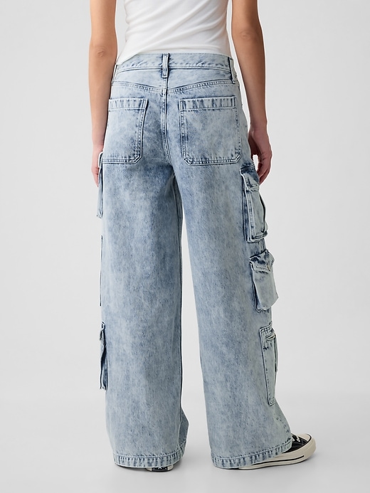 Mid Rise Cargo Baggy Jeans Mid Rise Cargo Baggy Jeans