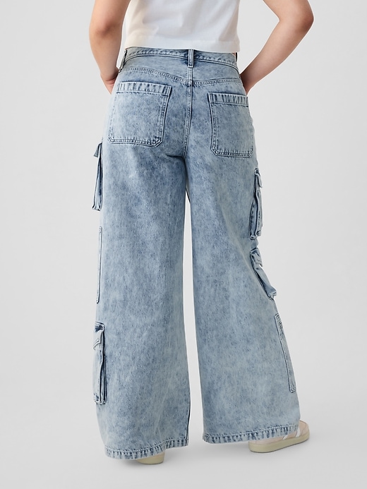 Mid Rise Cargo Baggy Jeans Mid Rise Cargo Baggy Jeans