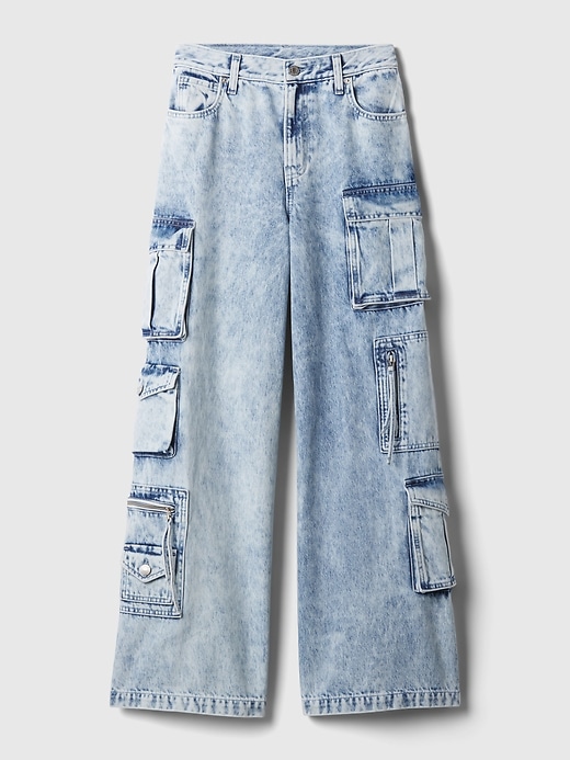 Mid Rise Cargo Baggy Jeans Mid Rise Cargo Baggy Jeans