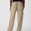 Mid Rise Cargo Pants