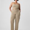 Mid Rise Cargo Pants